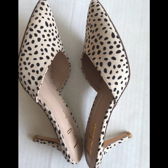 LULUS MULES HEEL ANIMAL PRINT NEW IN BOX - Picture 8 of 8